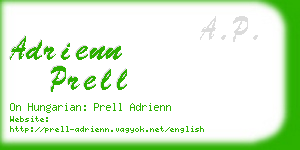 adrienn prell business card